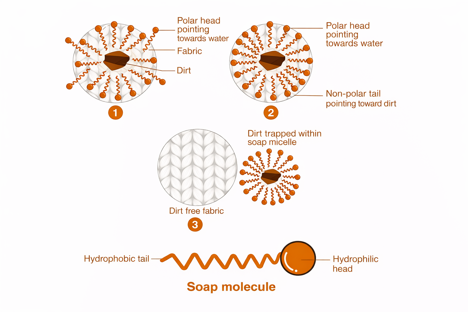 Cleansing of Soap